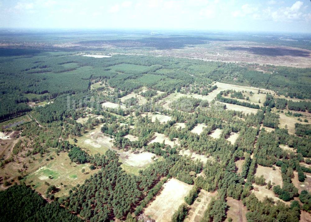 Luftbild Drachhausen / Brandenburg - Re- naturiertes, ehemaliges Kasernengelände bei Drachhausen in Brandenburg