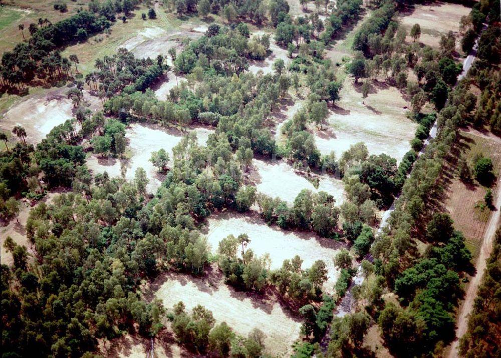 Luftbild Drachhausen / Brandenburg - Re- naturiertes, ehemaliges Kasernengelände bei Drachhausen in Brandenburg