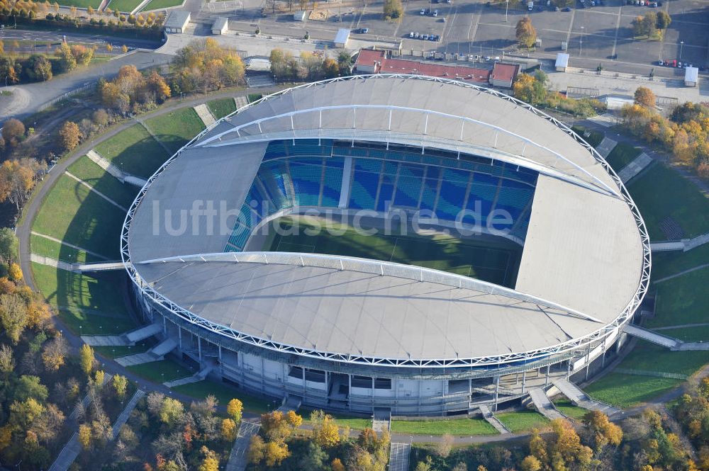 Leipzig aus der Vogelperspektive: Red Bull Arena (vormals Zentralstadion) in Leipzig