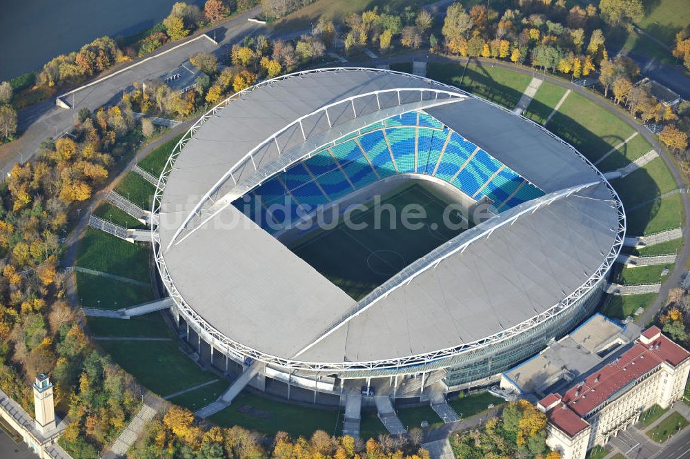 Luftbild Leipzig - Red Bull Arena (vormals Zentralstadion) in Leipzig