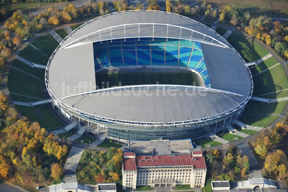 Luftaufnahme Leipzig - Red Bull Arena (vormals Zentralstadion) in Leipzig