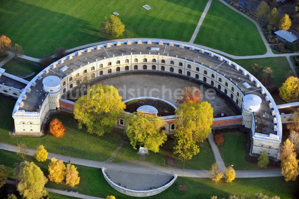 Luftaufnahme Ingolstadt - Reduit Tilly im Klenzepark in Ingolstadt