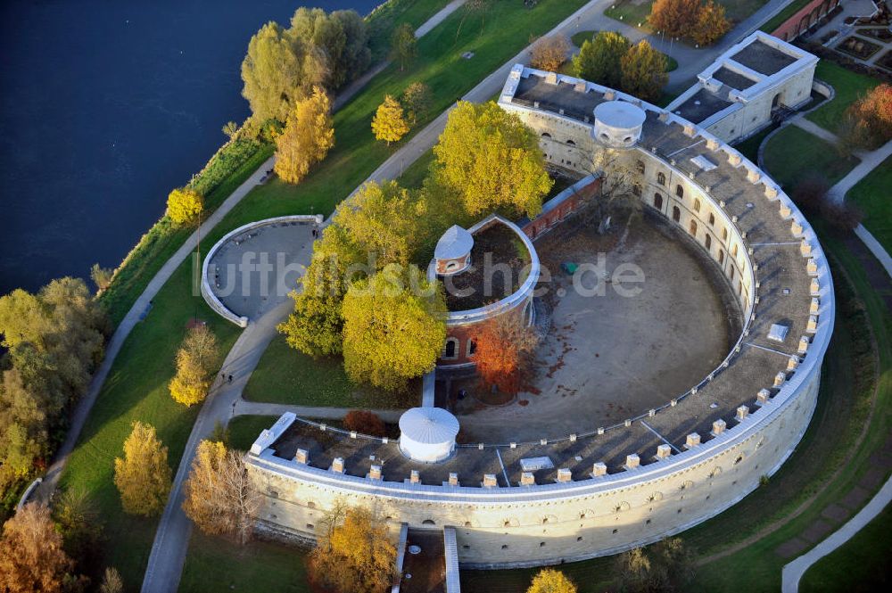 Ingolstadt von oben - Reduit Tilly im Klenzepark in Ingolstadt