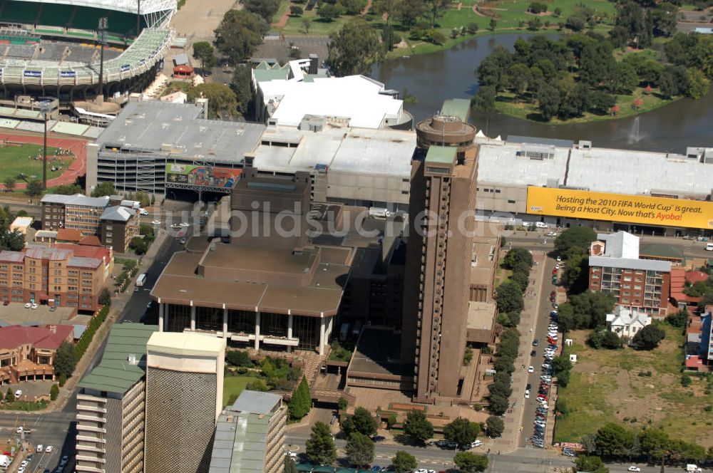 Luftbild BLOEMFONTEIN - Regierungsgebäude der Free State Provincial Government in Bloemfontein, Südafrika