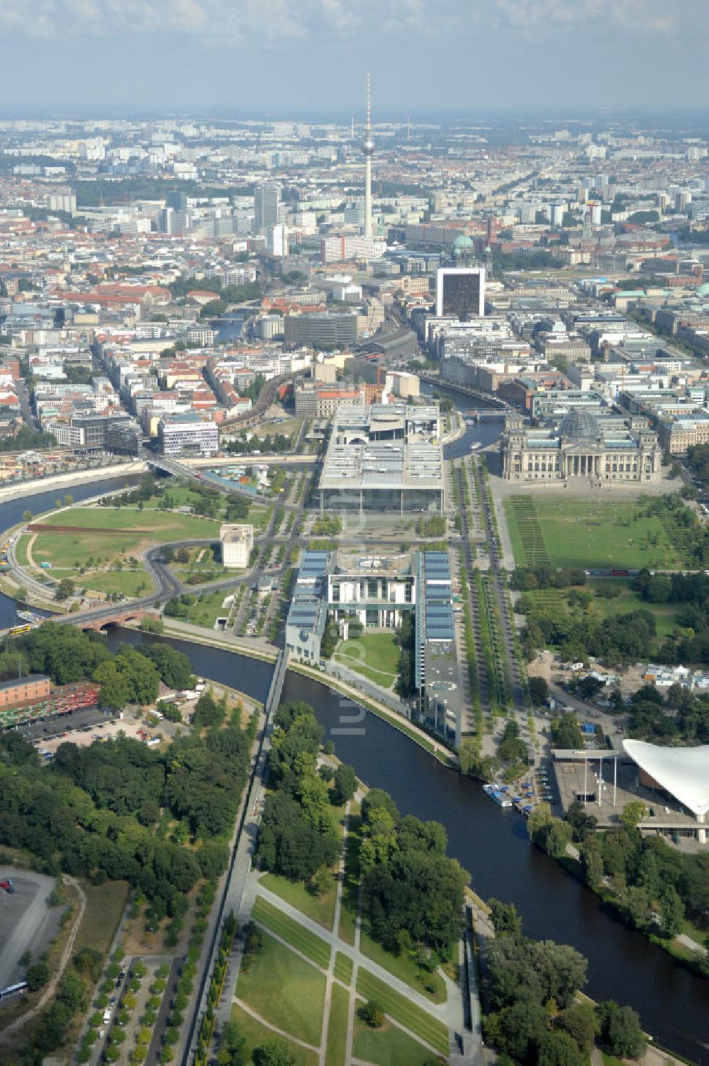 Luftbild Berlin - Regierungsviertel Berlin