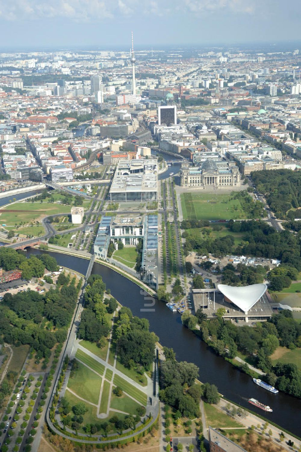 Berlin von oben - Regierungsviertel Berlin