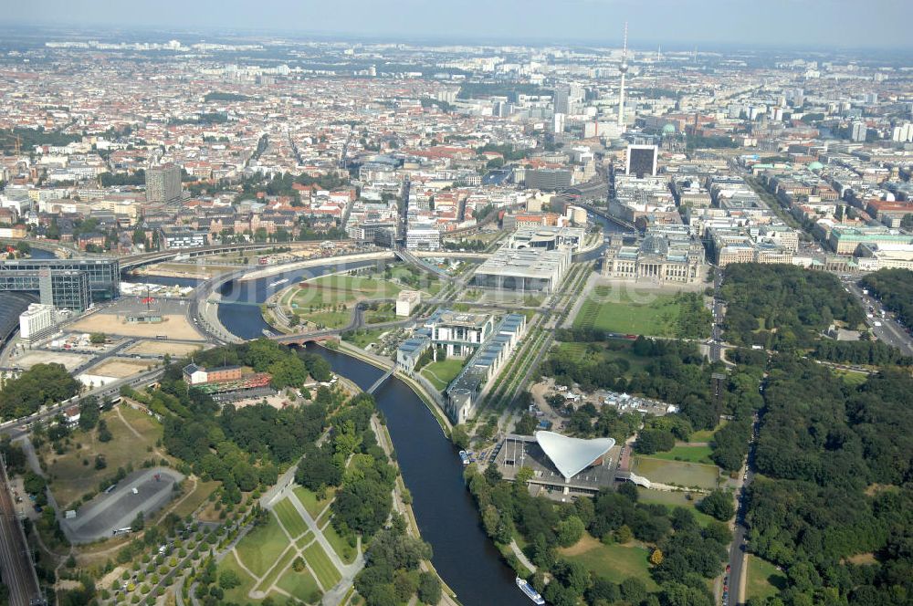 Berlin aus der Vogelperspektive: Regierungsviertel Berlin