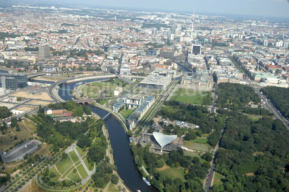 Luftbild Berlin - Regierungsviertel Berlin