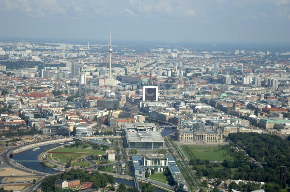 Berlin von oben - Regierungsviertel Berlin