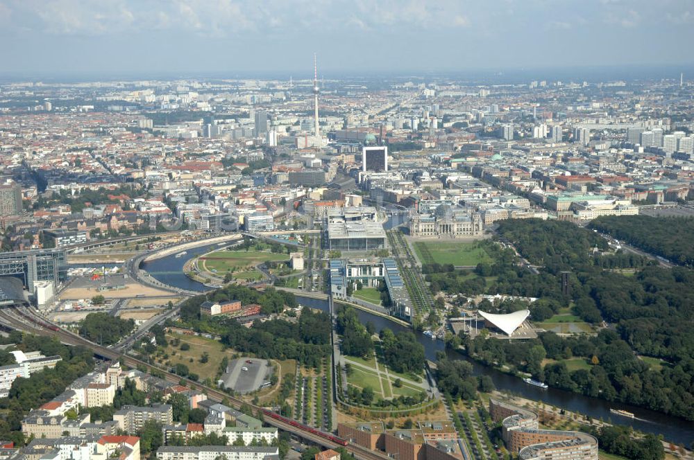 Luftbild Berlin - Regierungsviertel Berlin