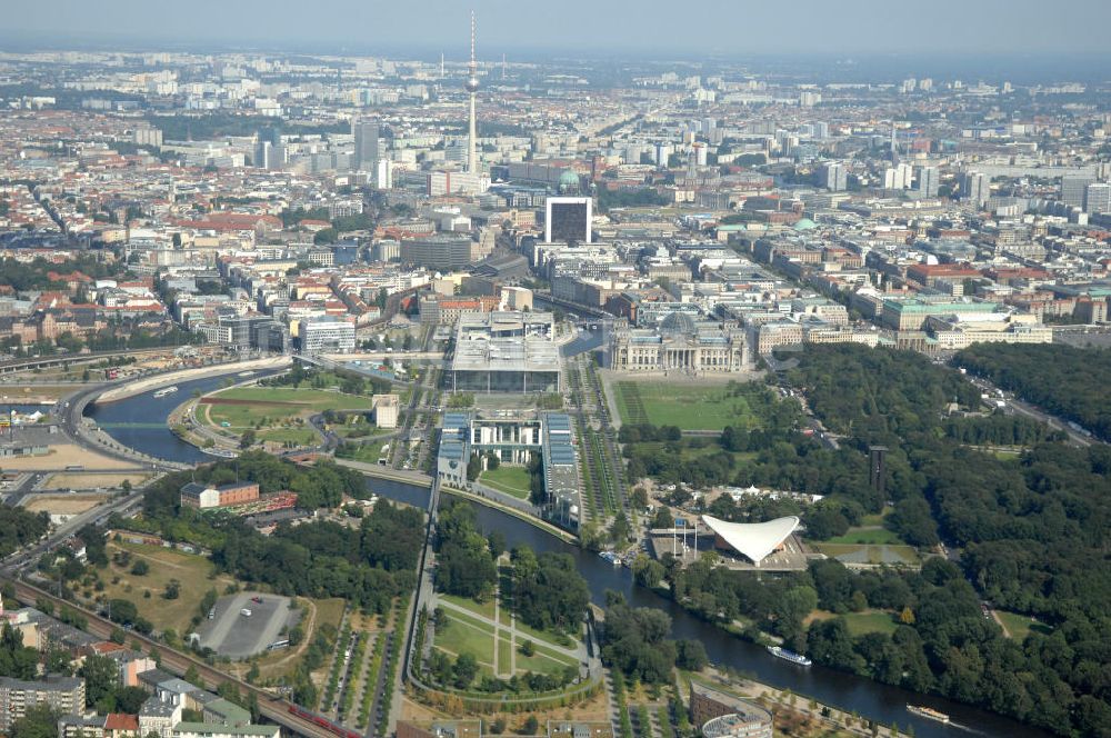 Luftaufnahme Berlin - Regierungsviertel Berlin