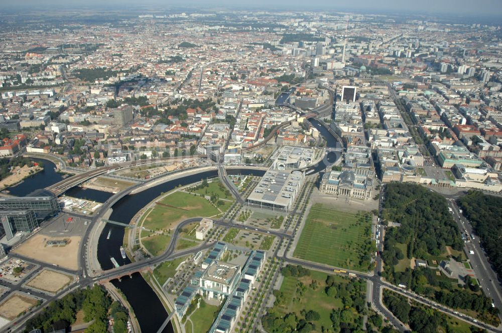 Luftbild Berlin - Regierungsviertel Berlin