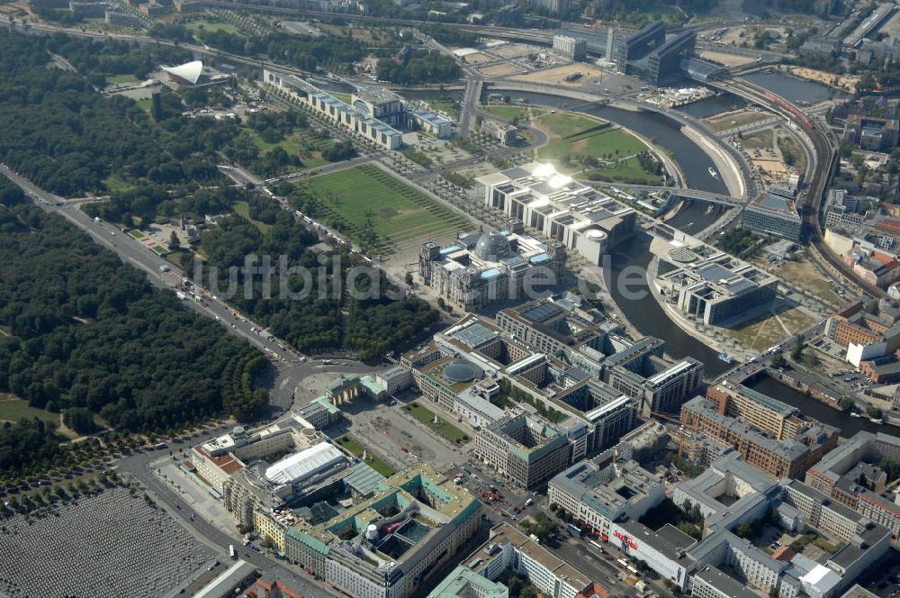 Luftbild Berlin - Regierungsviertel Berlin