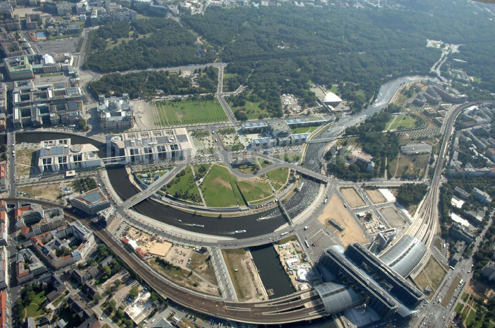 Luftbild Berlin - Regierungsviertel Berlin