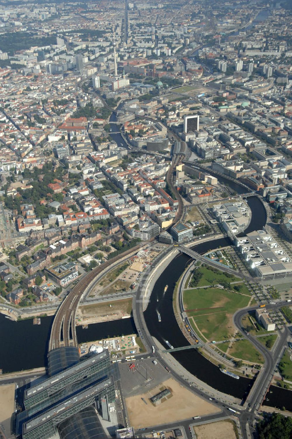 Berlin aus der Vogelperspektive: Regierungsviertel Berlin