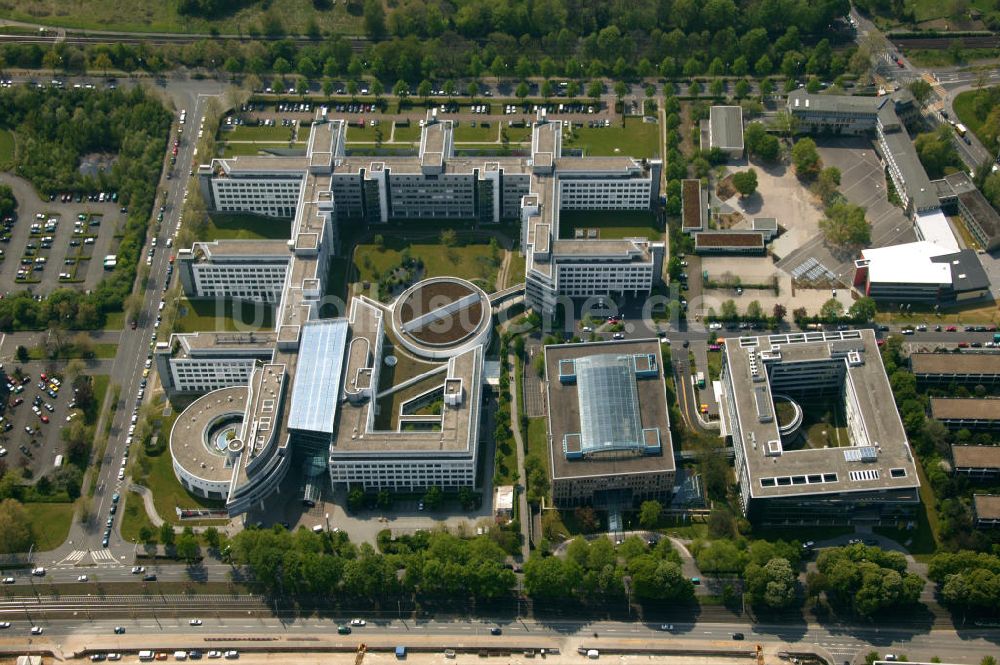 Bonn von oben - Regierungsviertel Bonn