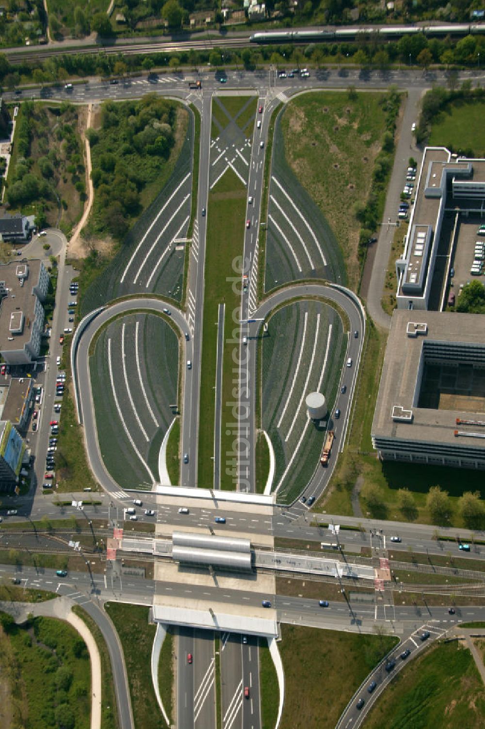 Luftaufnahme Bonn - Regierungsviertel Bonn