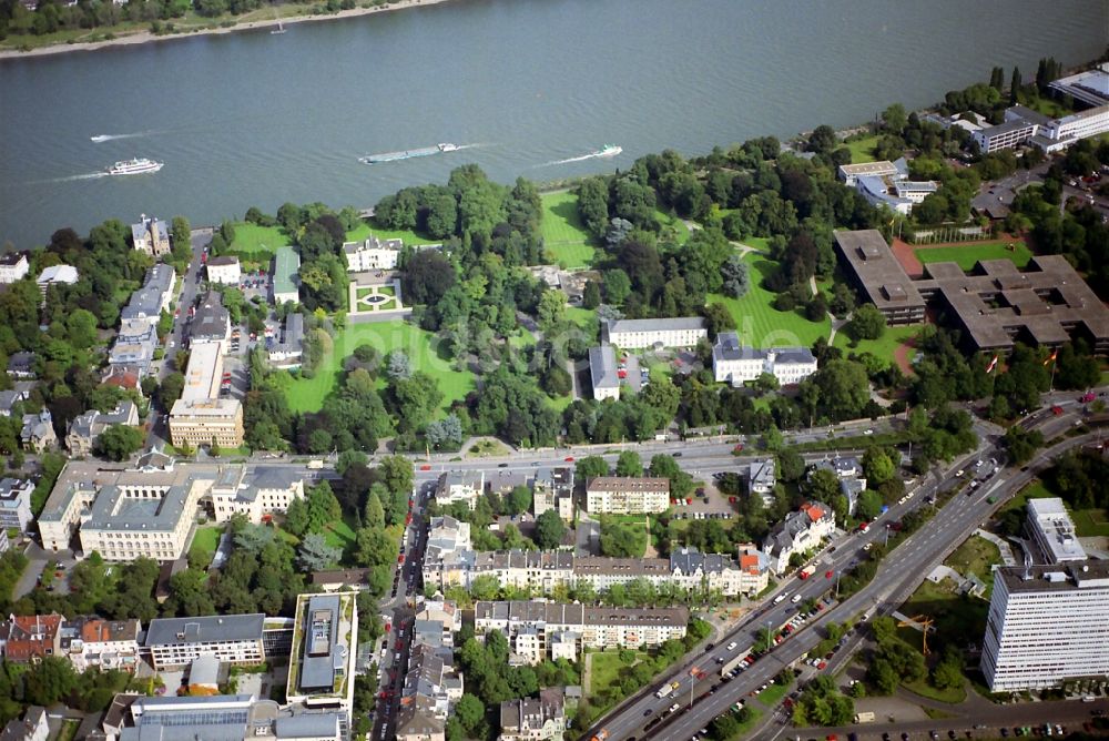 Luftbild Bonn - Regierungsviertel von Bonn im Bundesland Nordrhein-Westfalen