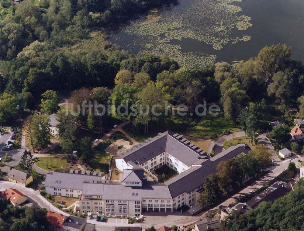 Luftbild Buckow / Märkische Schweiz - Rehaklinik Buckow in der Märkischen Schweiz