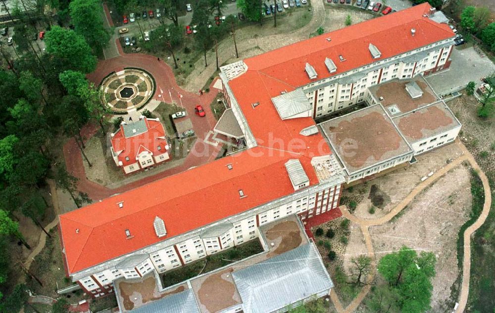 Dahlewitz - Hoppegarten von oben - Rehaklinik in Dahlwitz - Hoppegarten (MEDIAN - Klinikverbund).10.04.1995