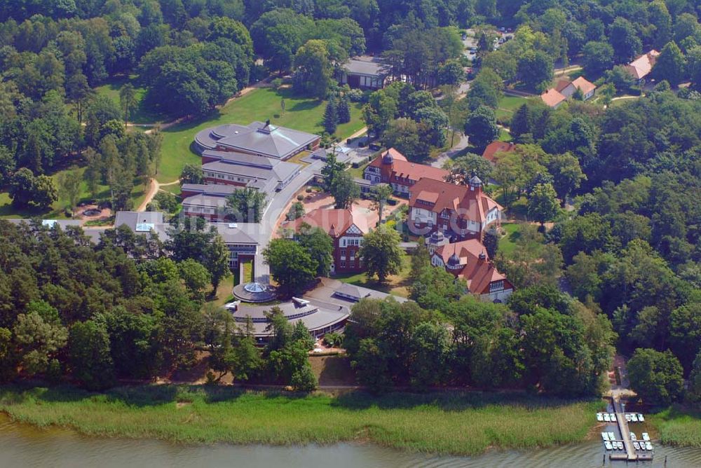 Rheinsberg aus der Vogelperspektive: REHAKLINIK HOHENELSE in Rheinsberg