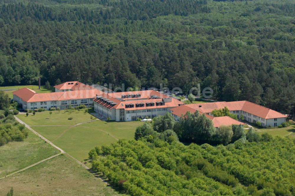 Templin von oben - Rehaklinik / rehab clinic Uckermark in Templin