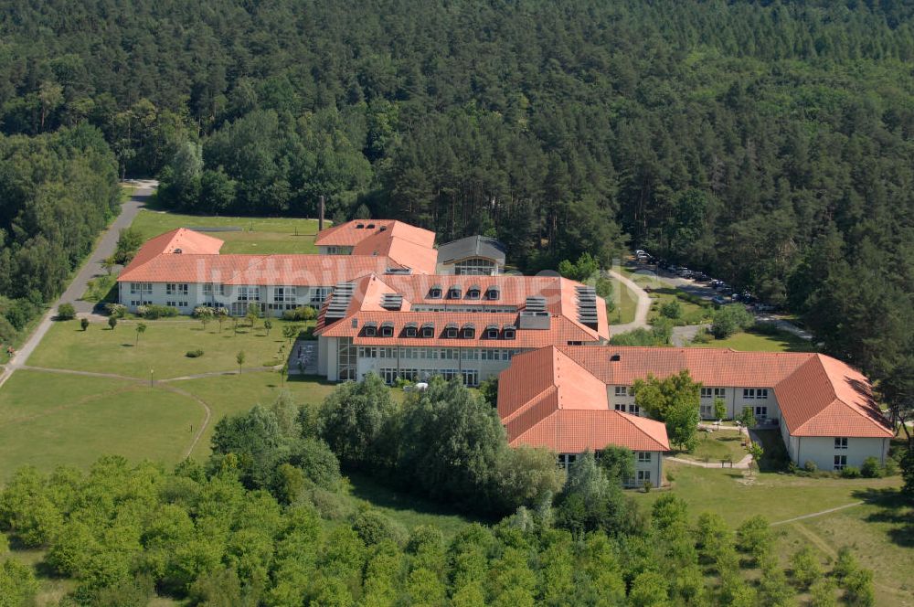 Templin aus der Vogelperspektive: Rehaklinik / rehab clinic Uckermark in Templin