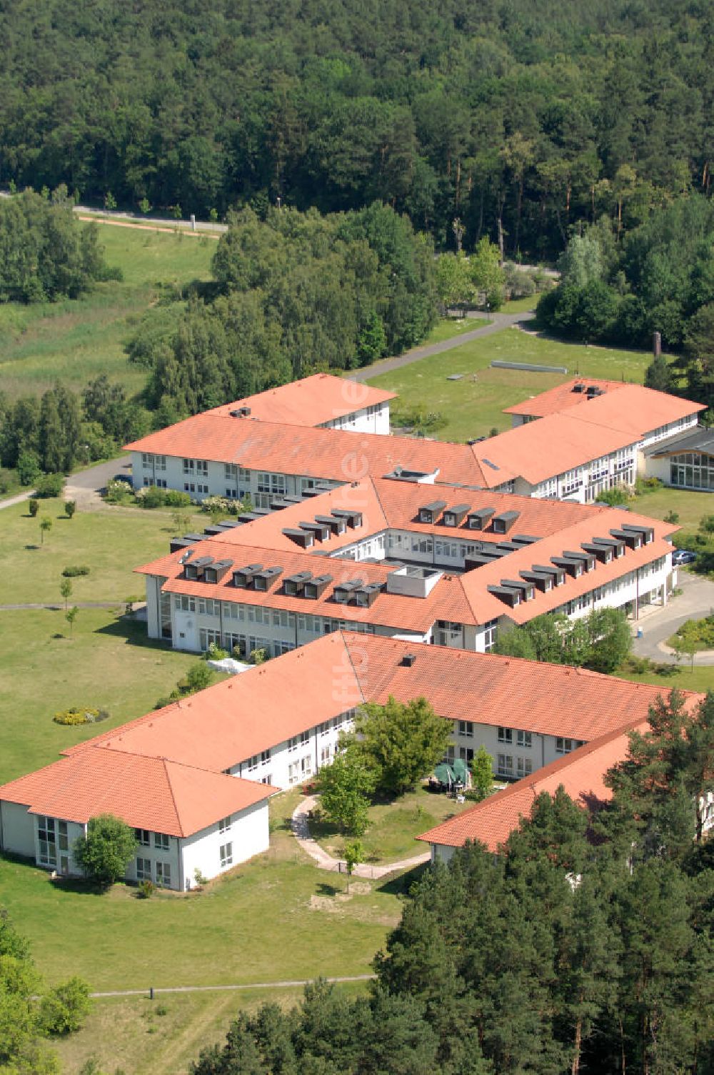 Luftaufnahme Templin - Rehaklinik / rehab clinic Uckermark in Templin