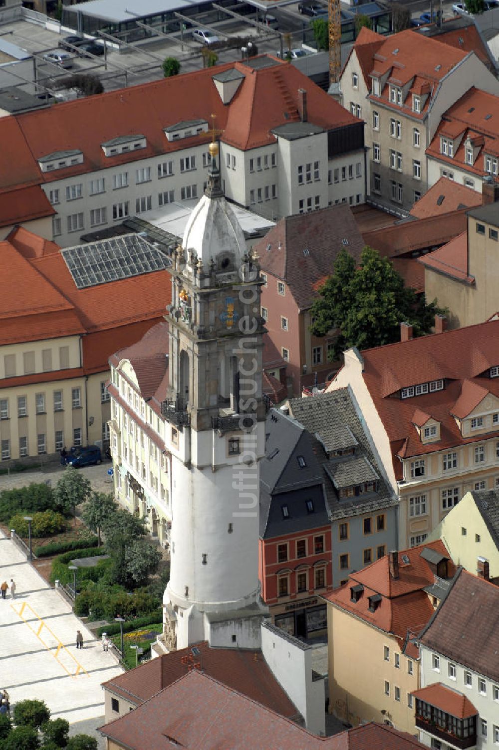 Luftaufnahme Bautzen - Reichenturm Bautzen