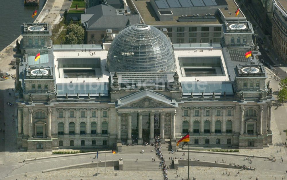 Luftbild Berlin - Reichstag Berlin