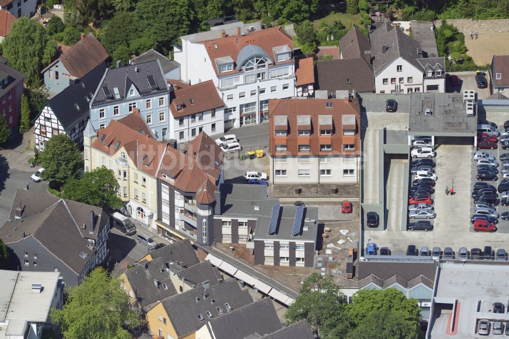 Luftaufnahme Unna - Reihen- Wohnhaus der MARKUS GEROLD UNTERNEHMENSGRUPPE in Unna im Bundesland Nordrhein-Westfalen