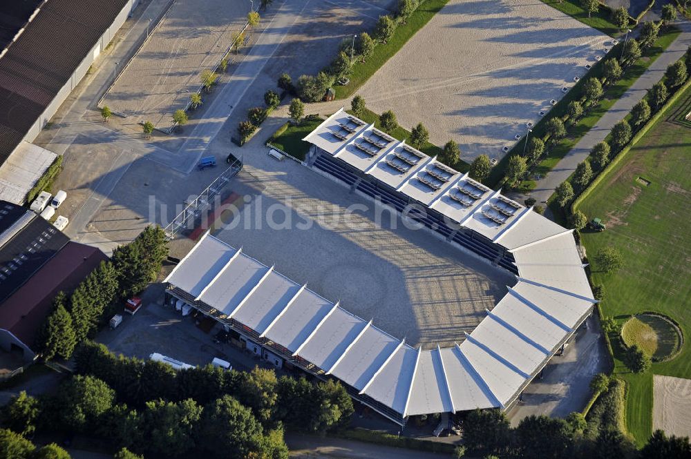 Aachen von oben - Reitstadien Aachen