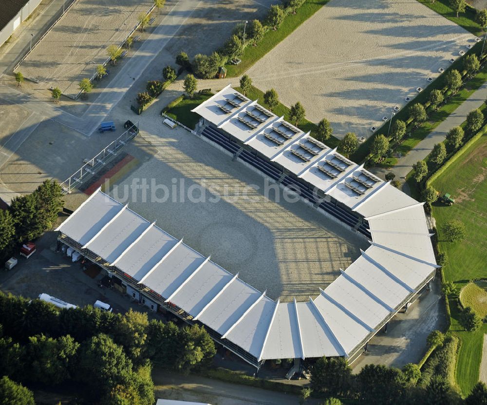 Aachen aus der Vogelperspektive: Reitstadien Aachen