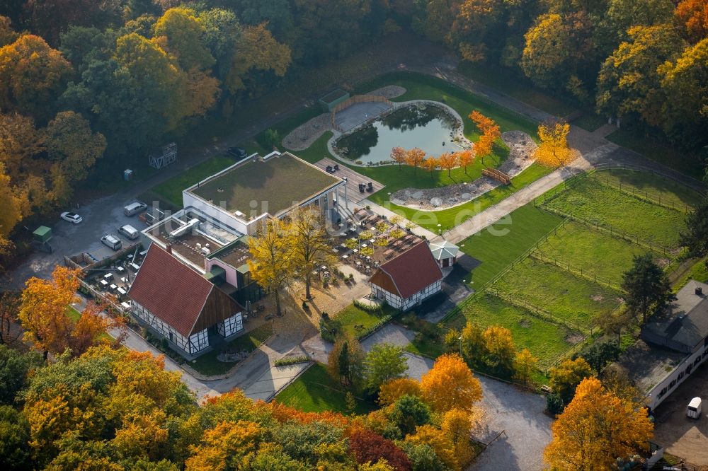 Luftaufnahme Hamm - Reitstall - Reiterhof - Marstall Märkischer Reitverein Hamm e.V. Fährstraße in Hamm im Bundesland Nordrhein-Westfalen