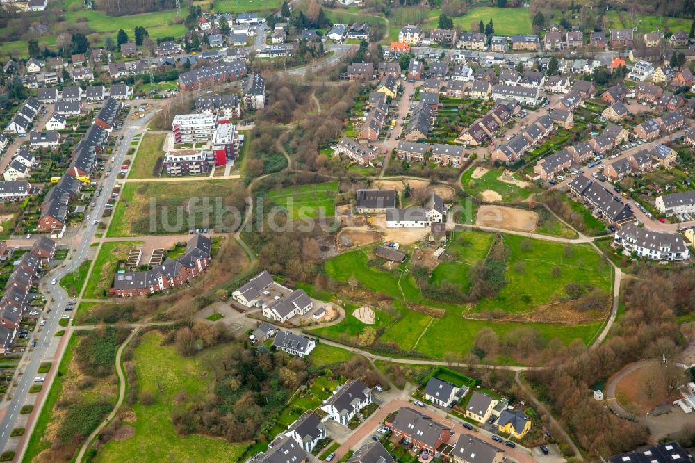 Luftbild Mülheim an der Ruhr - Reitstall - Reiterhof - Marstall Reit-Club Dümpten e.V an der Lehnerstraße in Mülheim an der Ruhr im Bundesland Nordrhein-Westfalen