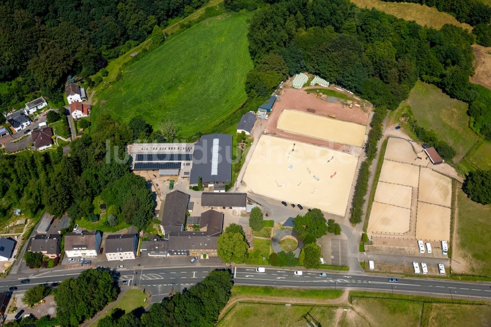 Luftaufnahme Bredenscheid - Reitstall - Reiterhof Pferdesport zur Nieden in Bredenscheid im Bundesland Nordrhein-Westfalen