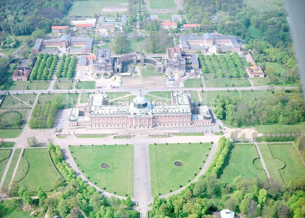 Potsdam - BRA aus der Vogelperspektive: Rekonstruktion des Neuen Palais.