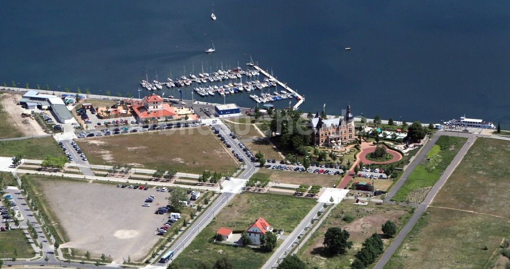 Luftbild Bitterfeld - Rekultivierungsfläche am Bernsteinsee in Bitterfeld in Sachsen-Anhalt