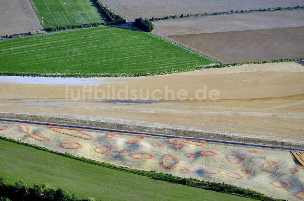 Luftaufnahme Bedburg - Rekultivierungsfläche des Tagebaus Fortuna-Garsdorf bei Bedburg