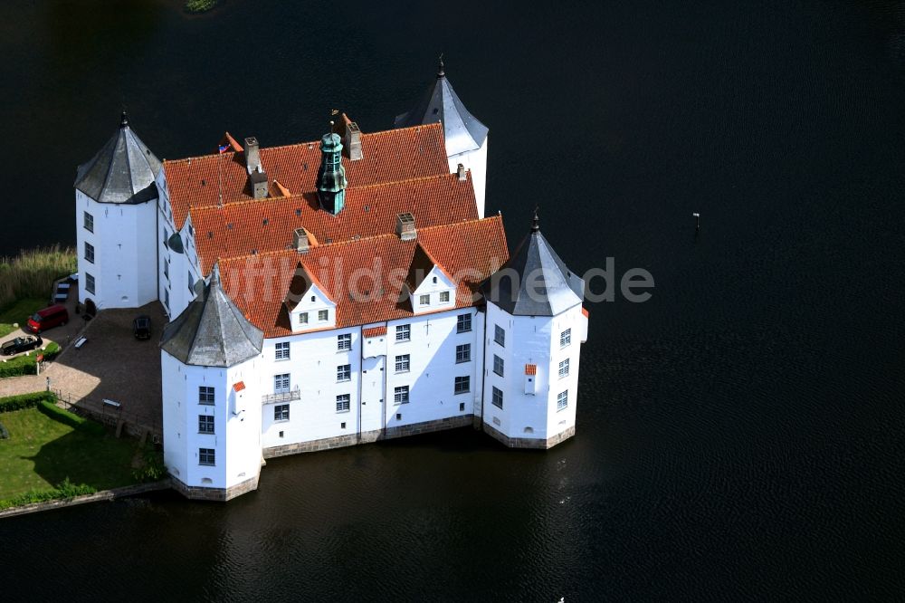 Luftaufnahme Glücksburg - Renaissances- Wasserschloß Schloss Glücksburg im Bundesland Schleswig-Holstein