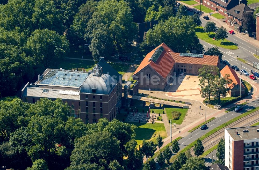 Gelsenkirchen aus der Vogelperspektive: Renaissanceschloss Horst in Gelsenkirchen im Bundesland Nordrhein-Westfalen