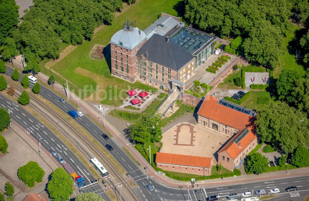 Gladbeck aus der Vogelperspektive: Renaissanceschloss Horst in Gelsenkirchen im Bundesland Nordrhein-Westfalen