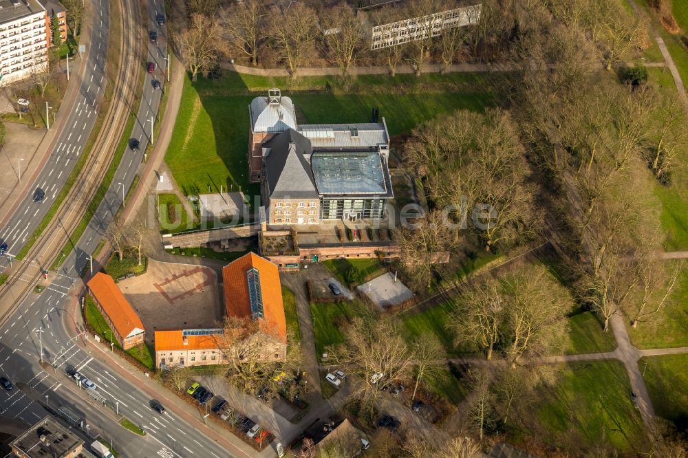 Luftbild Gelsenkirchen - Renaissanceschloss Horst in Gelsenkirchen im Bundesland Nordrhein-Westfalen