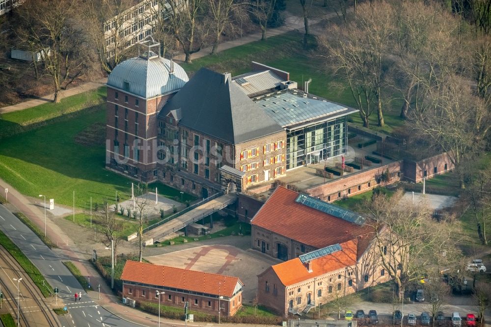 Gelsenkirchen aus der Vogelperspektive: Renaissanceschloss Horst in Gelsenkirchen im Bundesland Nordrhein-Westfalen