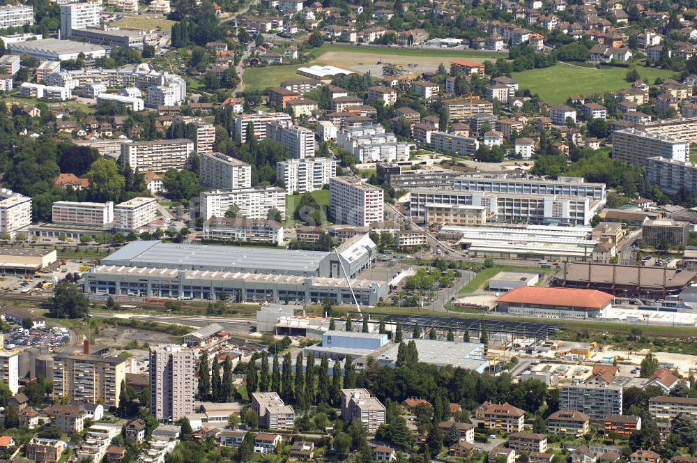 Renens aus der Vogelperspektive: Renens Bus Depot