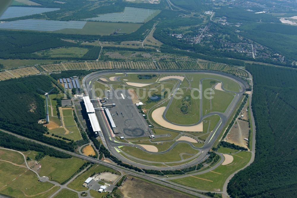 Luftbild Schipkau - Rennstrecke der Rennbahn DEKRA Lausitzring in Schipkau im Bundesland Brandenburg, Deutschland