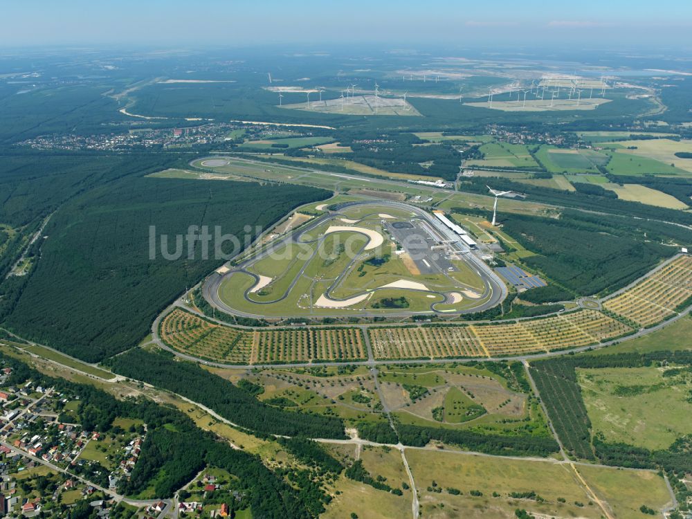 Luftbild Schipkau - Rennstrecke der Rennbahn DEKRA Lausitzring in Schipkau im Bundesland Brandenburg, Deutschland