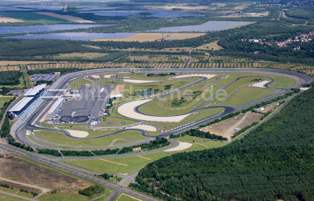 Luftbild Schipkau - Rennstrecke der Rennbahn DEKRA Lausitzring in Schipkau im Bundesland Brandenburg, Deutschland