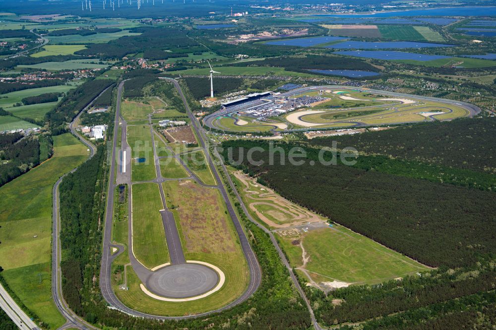 Luftbild Schipkau - Rennstrecke der Rennbahn DEKRA Lausitzring in Schipkau im Bundesland Brandenburg, Deutschland