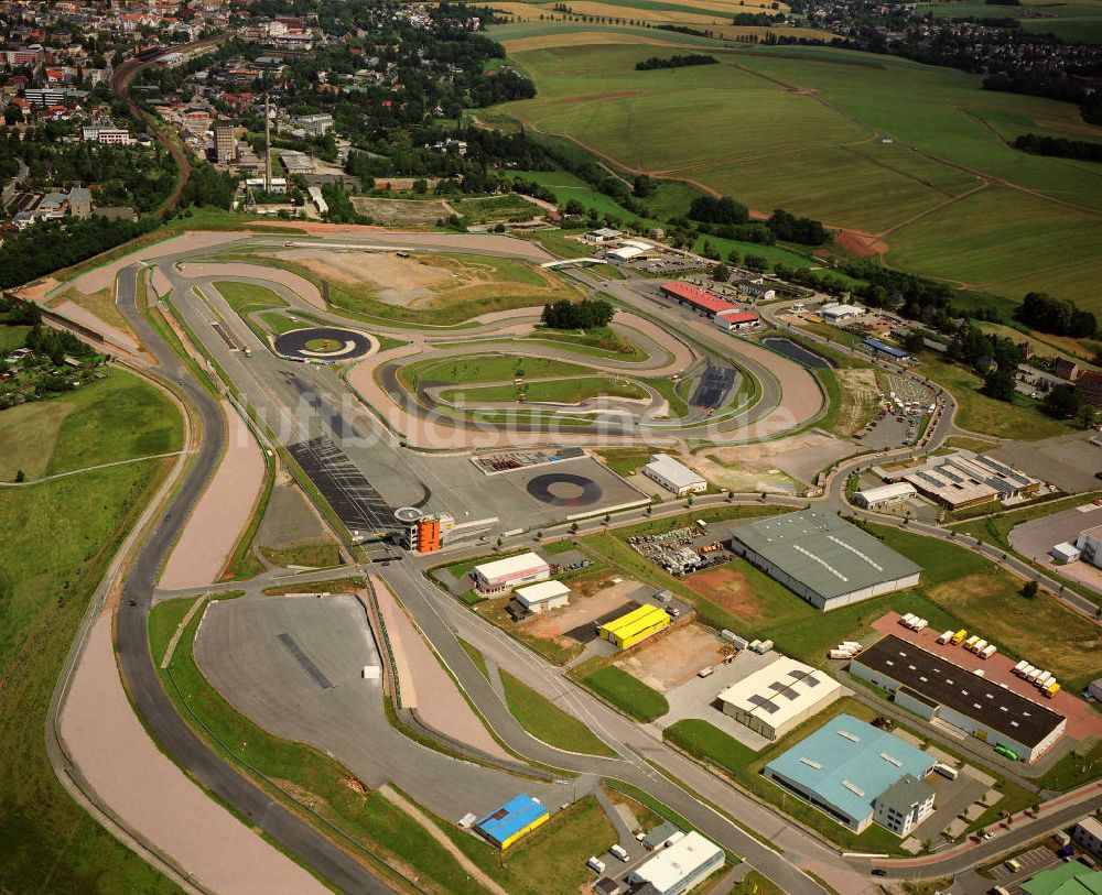 Luftaufnahme HOHENSTEIN-ERNSTTHAL - Rennstrecke Sachsenring